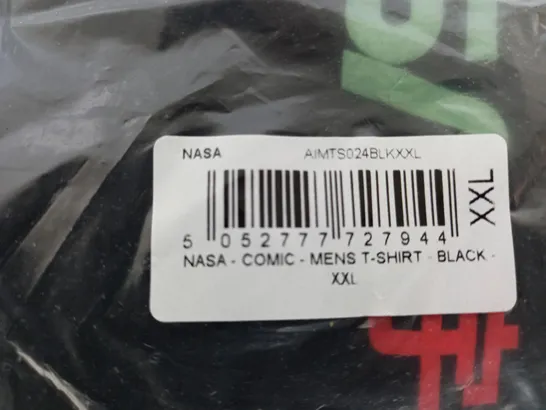 SEALED NASA COMIC T-SHIRT IN BLACK - XXL 