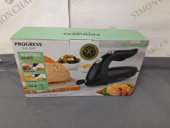 BOXED PROGRESS ELECTRIC KNIFE - COLLECTION ONLY