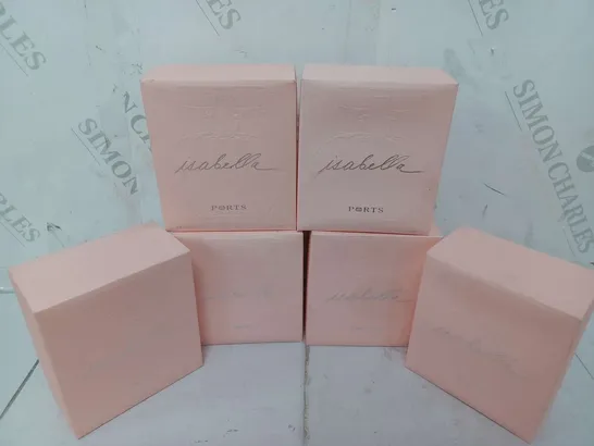 6 BOXED ISABELLA PORTS EAU DE TOILETTES (100ml)