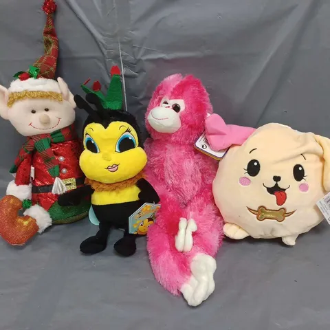 APPROXIMATELY 20 ASSORTED PLUSH SOFT TOYS