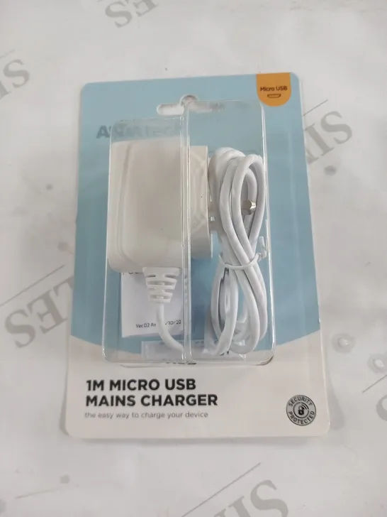 10 BOXES OF 3 1M MICRO USB MAINS CHARGERS(TOTAL 30 CHARGERS)