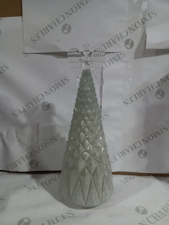 PEARLISE DECORATIVE TREE WITH CRYSTAL ANGEL