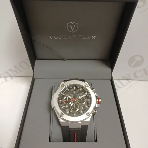 VONLANTHEN CHRONO RUBBER STRAP WATCH