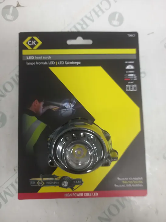 CK TOOLS T9612 LED HEAD TORCH 120 LUMENS