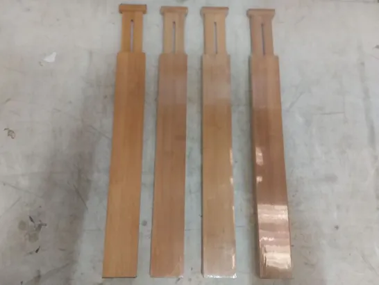 BOX OF 4 WOODEN PARTS