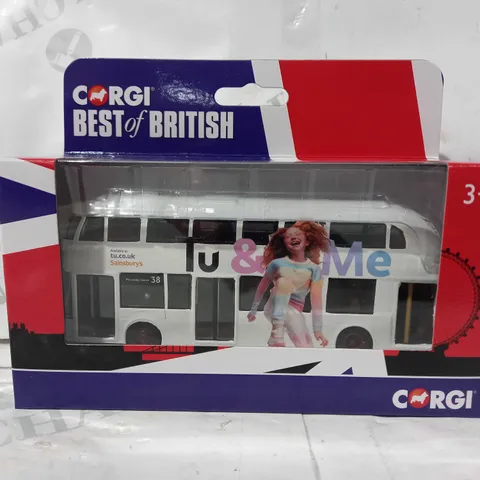 CORGI BEST OF BRITISH DIECAST DOUBLE DECKER BUS MODEL