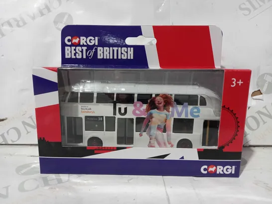 CORGI BEST OF BRITISH DIECAST DOUBLE DECKER BUS MODEL