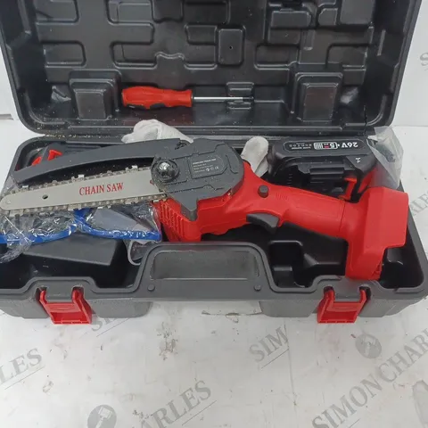 CORDLESS MINI CHAIN SAW BOXED 