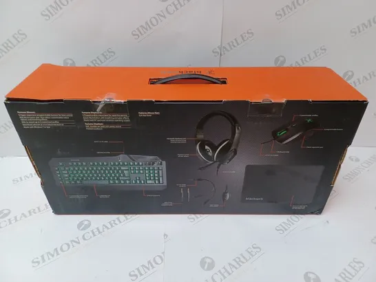 BRAND NEW BOXED BLACKWEB 4 IN 1 GAMING KIT INCLUDING KEYBOARD, MOUSE AND HEADSET