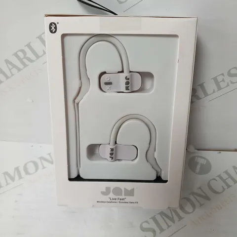 FOUR PAIRS OF BOXED JAM 'LIVE FAST' WIRELESS EARPHONES 