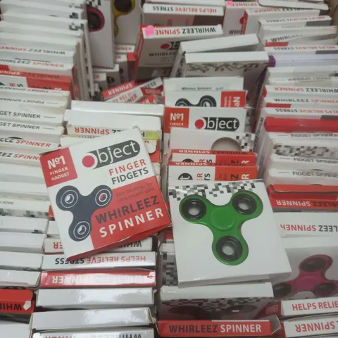 BOX OF APROX 75 FIDGET SPINNERS 