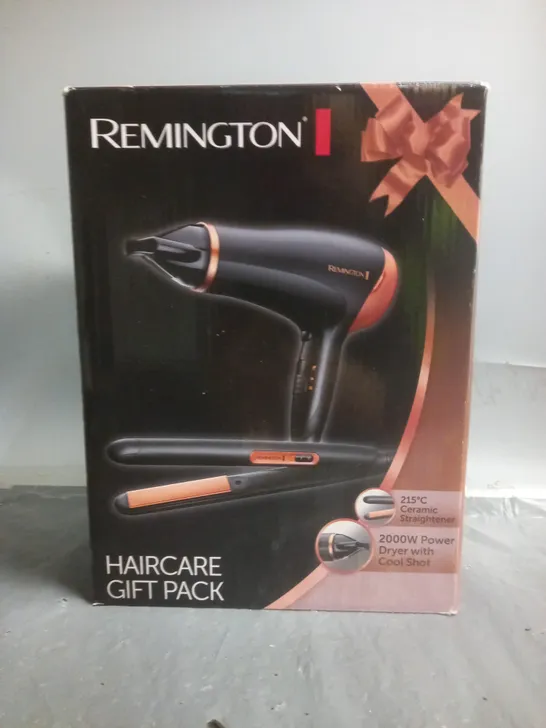 BOXED REMINGTON HAIRCARE GIFT PACK