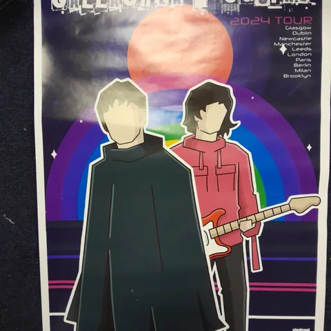 GALLAGHER - SQUIRES 2024 TOUR POSTER 