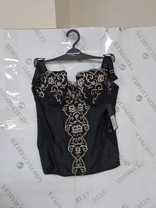 MASQUERADE LINGERIE - BLACK - 34DD