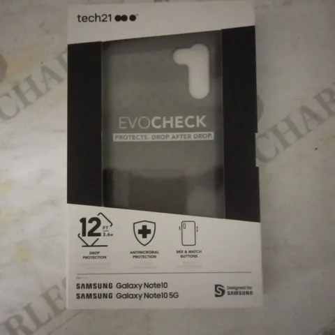 LOT OF 69 BRAND NEW TECH21 EVO CHECK HARDSHELL CASES FOR GALAXY NOTE10 IN SMOKEY BLACK