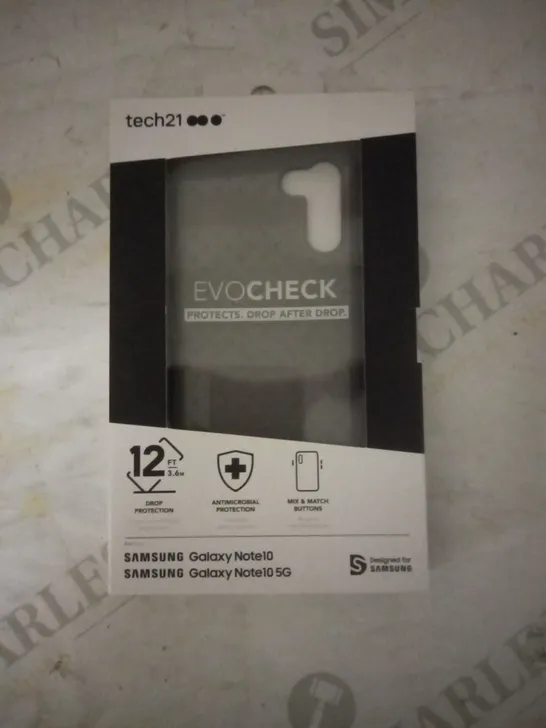 LOT OF 69 BRAND NEW TECH21 EVO CHECK HARDSHELL CASES FOR GALAXY NOTE10 IN SMOKEY BLACK