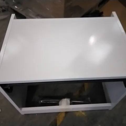 BOXED 600 WALL HUNG SINGLE DRAWER CARCASS GLOSS WHITE 