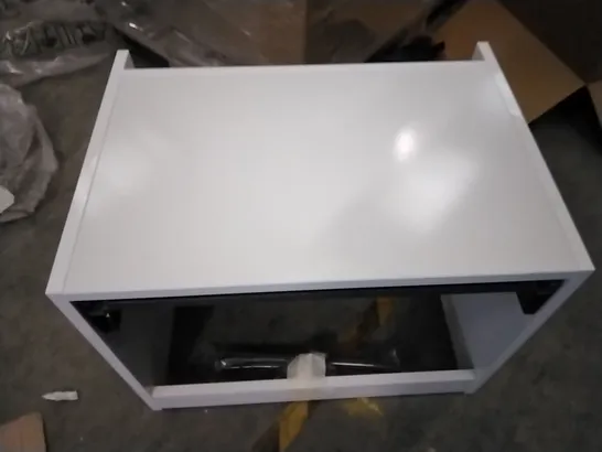 BOXED 600 WALL HUNG SINGLE DRAWER CARCASS GLOSS WHITE 