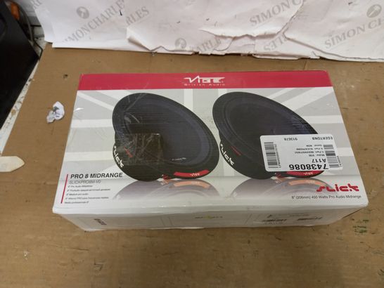 VIBE AUDIO"VIBE SLICK PRO AUDIO 8" MIDRANGE SPEAKER PAIR