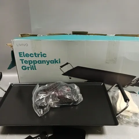 BOXED LIVIVO ELECTRIC TEPPANYAKI GRILL