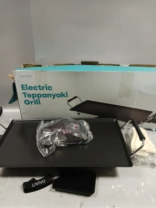 BOXED LIVIVO ELECTRIC TEPPANYAKI GRILL