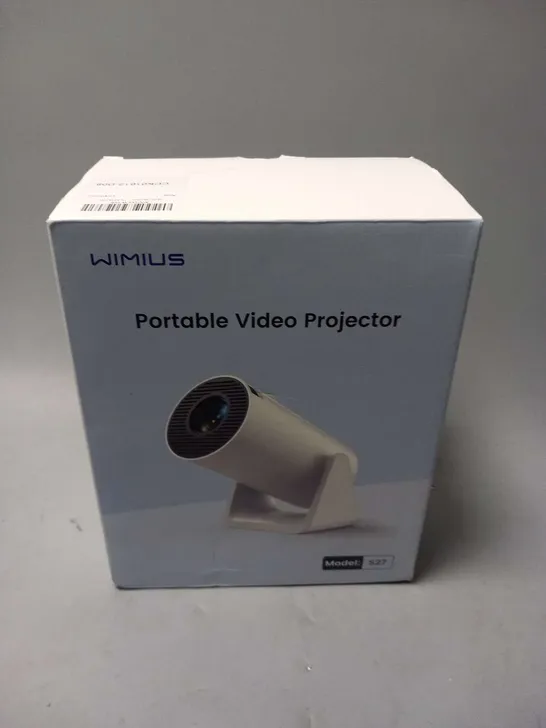 BOXED WIMIUS PORTABLE VIDEO PROJECTOR S27