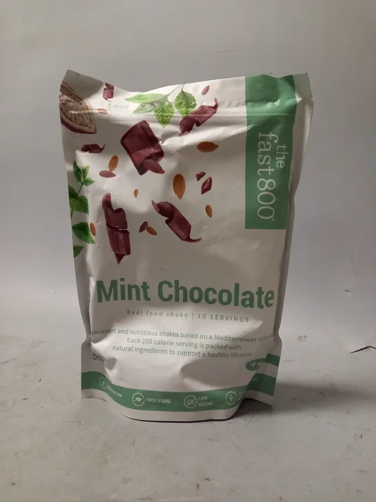 SEALED THE FAST 800 REAL FOOD SHAKE - MINT CHOCOLATE - 500G