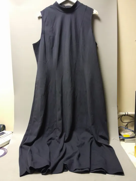 FINERY SLEEVELESS MAXI DRESS IN NAVY - UK 24