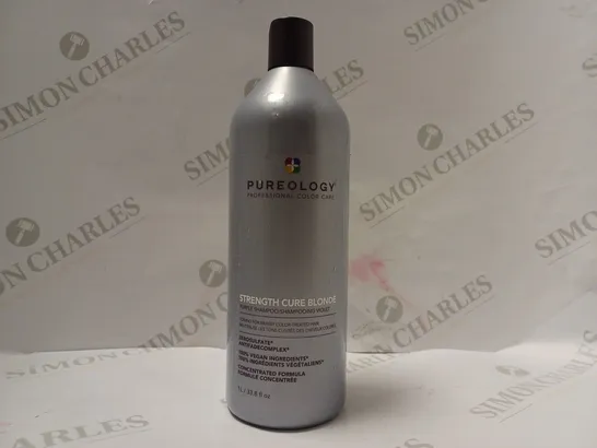 PUREOLOGY STRENGTH CURE BLONDE PURPLE SHAMPOO 1000ML 