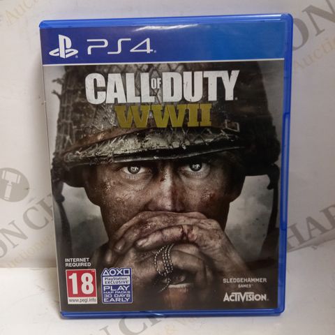 PLAYSTATION 4 CALL OF DUTY WWII GAME
