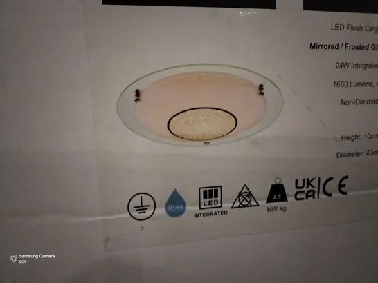 BOXED NERYS 1-LIGHT LED FLUSH MOUNT 10H×42WCM