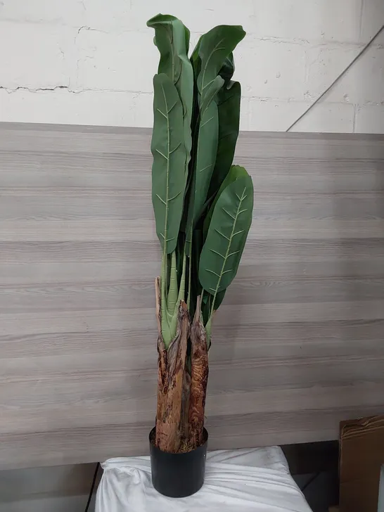 BOXED BRAND NEW MUSA BASJOO ARTIFICIAL PLANT approx 120cm tall