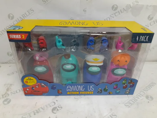 AMONG US ACTION FIGURES - 4 PACK - SERIES 2