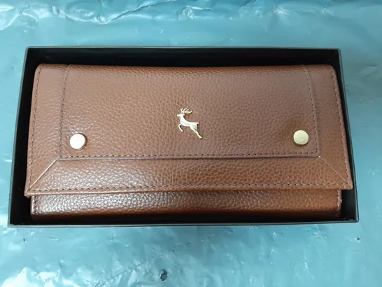 ASHWOOD GENUINE LEATHER PURSE TAN