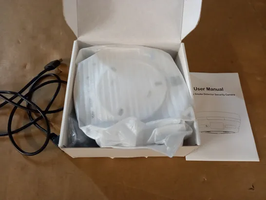 BOXED DUMMY SMOKE DETECTOR SECURITY CAMERA