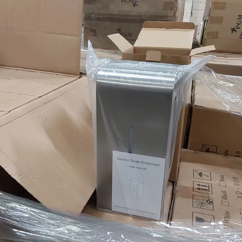 PALLET OF APPROXIMATELY 100X BOXED AUTOMATIC SOAP DISPENSERS 