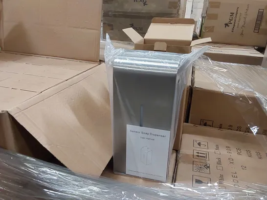 PALLET OF APPROXIMATELY 100X BOXED AUTOMATIC SOAP DISPENSERS 