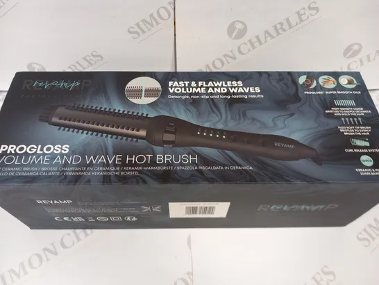 BOXED REVAMP PROGLOSS VOLUME ABD WAVE HOT BRUSH