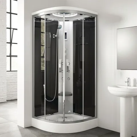 TRAY AND CEILING FOR 900 QUADRANT STEAM SHOWER CABIN WITH 6 BODY JETS