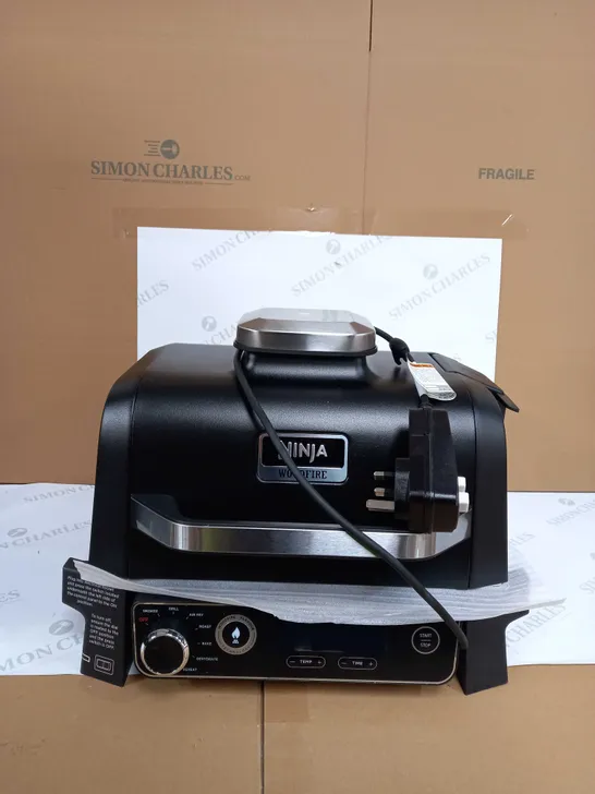 NINJA WOODFIRE ELECTRIC BBQ GRILL & SMOKER WITH AIR FRY FUNCTION OG701UKQ