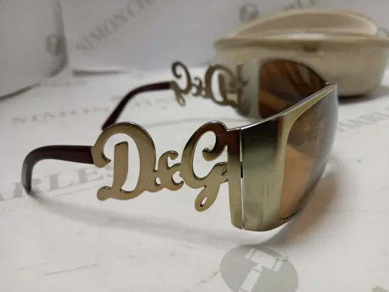 D&G LOGO SCRIPT SUNGLASSES 6019