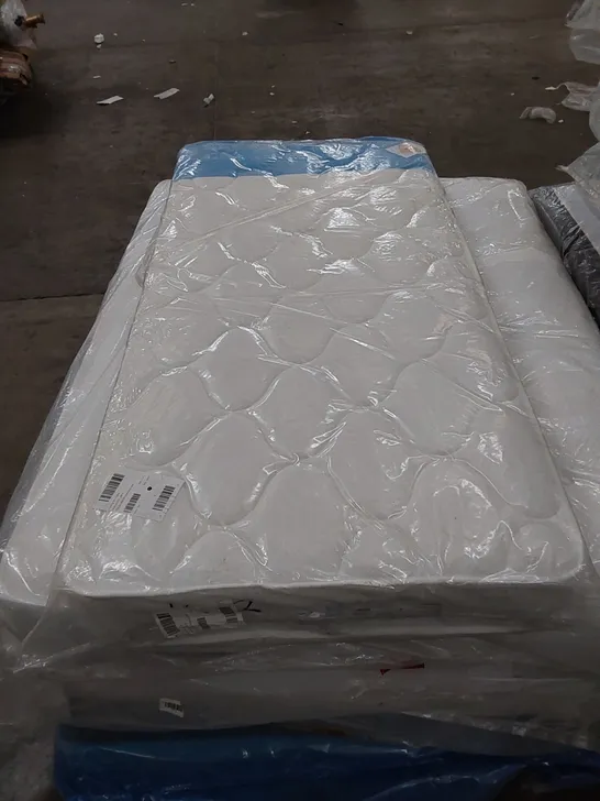 BAGGED DESIGNER SINGLE 90CM AIRSPRUNG MEMORY FOAM COMFORT MATTRESS RRP £259