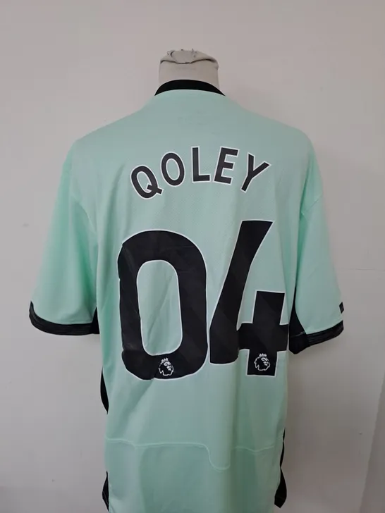 CHELSEA FC AWAY SHIRT WITH QOLEY 04 SIZE 2XL