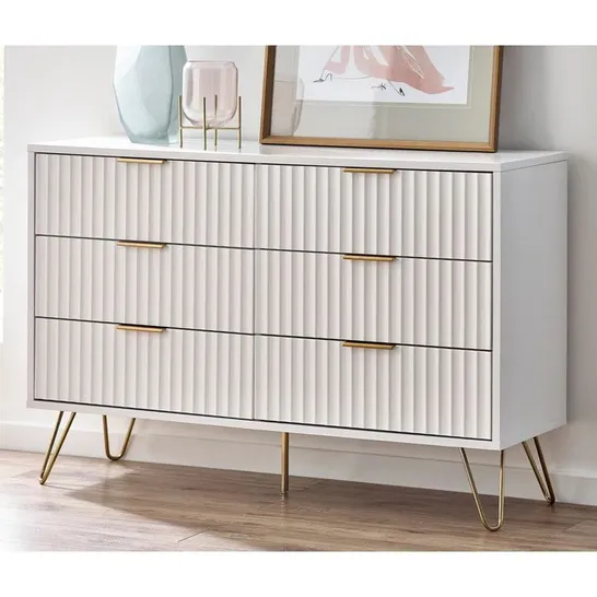 BRANDONVILLE 6 DRAWER CHEST 120CM