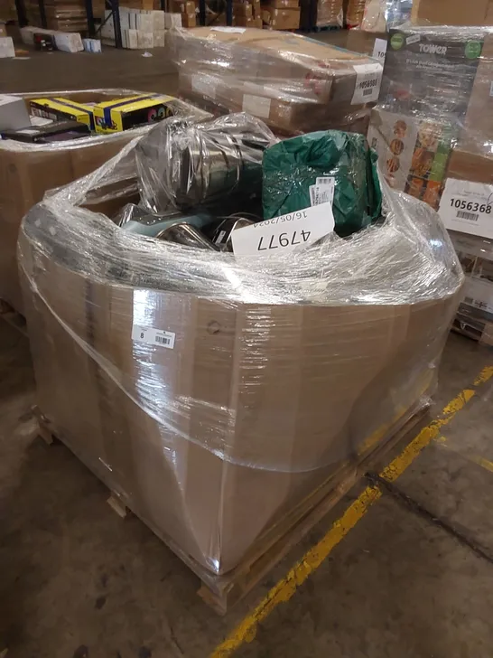 PALLET OF APPROXIMATELY 35 UNPROCESSED RAW RETURN HOUSEHOLD AND ELECTRICAL GOODS TO INCLUDE;