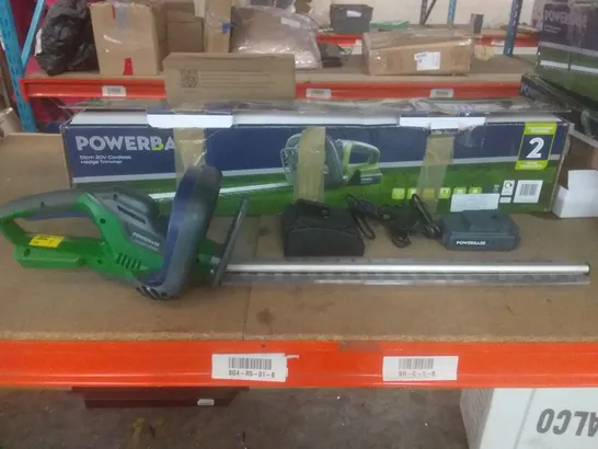 POWERBASE 51CM 20V CORDLESS HEDGE TRIMMER