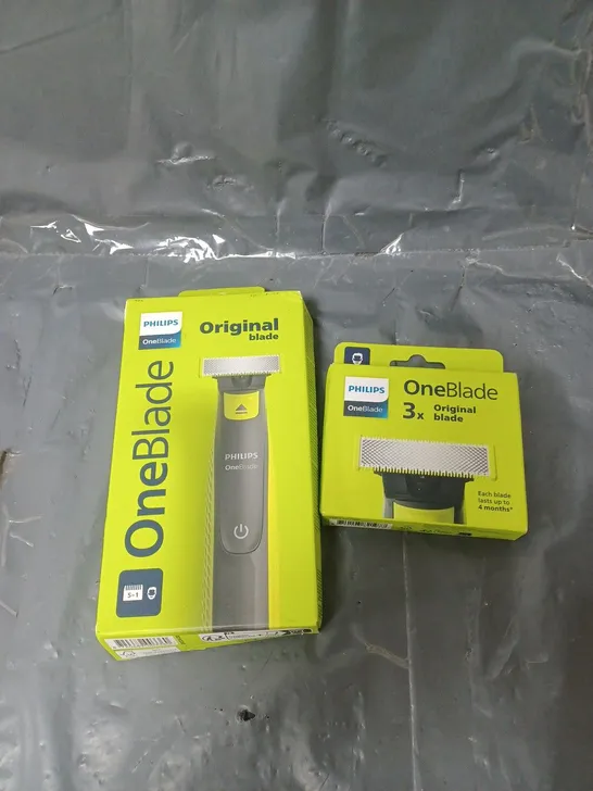 PHILIPS ONE BLADE RAZOR AND REPLACEMENT BLADES