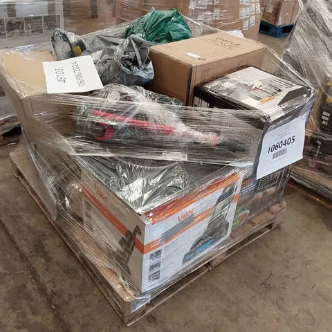 PALLET OF APPROXIMATELY 16 UNPROCESSED RAW RETURN HOUSEHOLD AND ELECTRICAL GOODS TO INCLUDE;