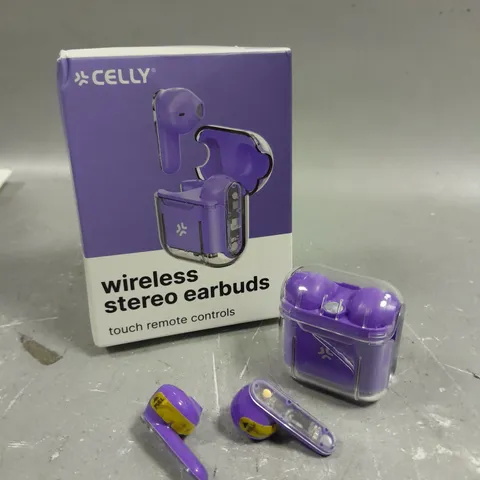 BOXED CELLY WIRELESS STEREO EARPHONES 