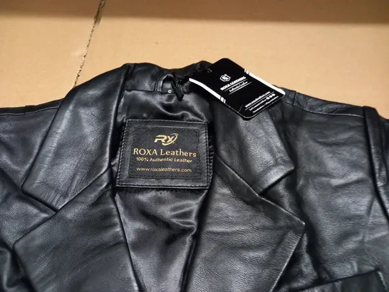 ROXALEATHER AUTHENTIC LEATHER JACKET - S